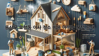 용산구 효창동 이사 청소🧹 비용 아끼는 꿀팁 공개! ✨